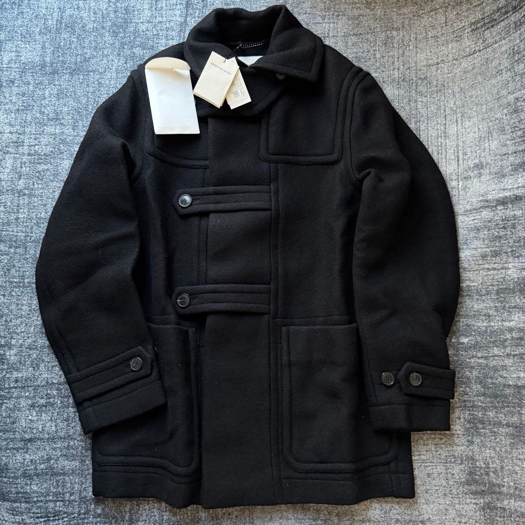 dries van noten 24aw ブラック クロップド ダッフルコート - メルカリ