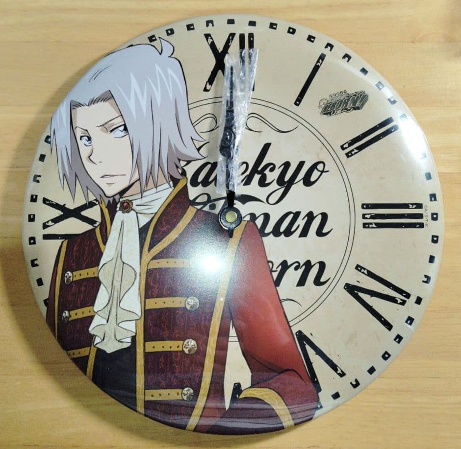 【新品】家庭教師ヒットマンREBORN!　獄寺隼人　BIG時計 新品】家庭教師ヒットマンREBORN! 獄寺隼人 BIG時計 - メルカリ