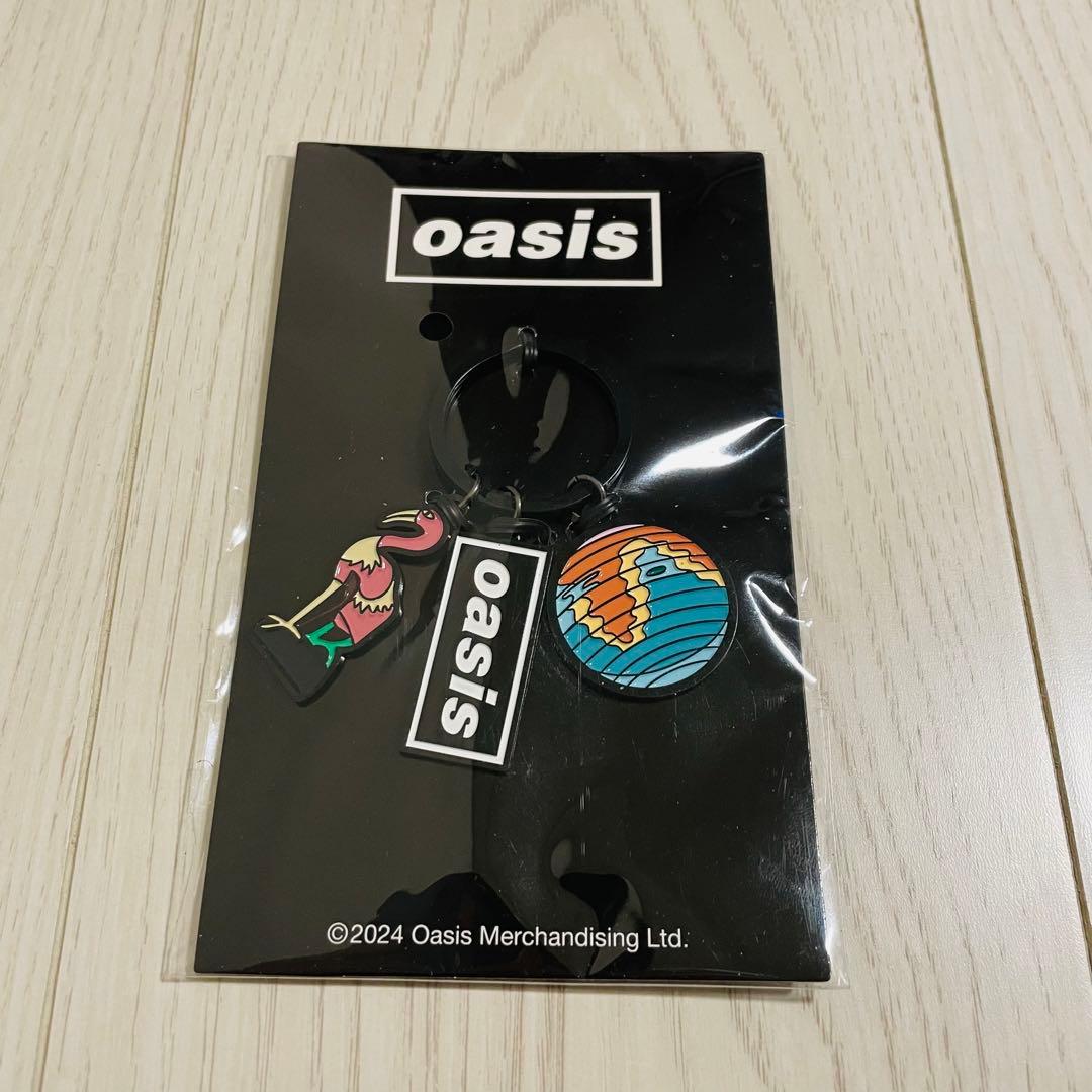 新品 oasis メタルキーホルダー oasis展 オアシス展 グッズ 30周年