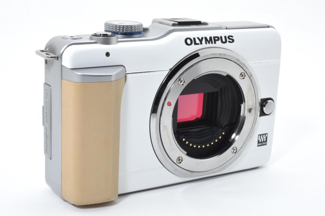 OLYMPUS E-PL1 ホワイト 動作品 純正バッテリー＆充電器付き カメラ