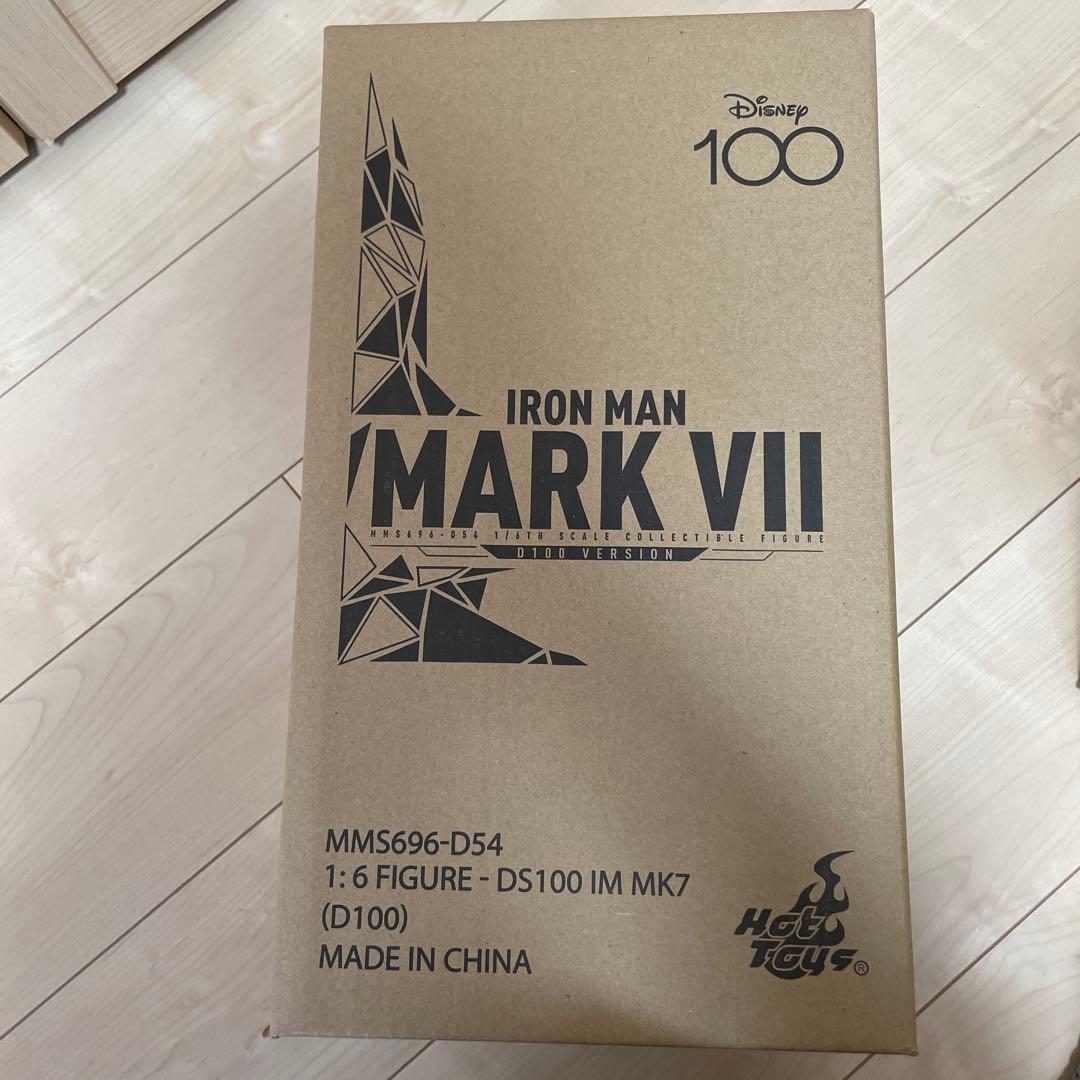 未開封】アイアンマン マーク7 ディズニー100周年記念プラチナカラー