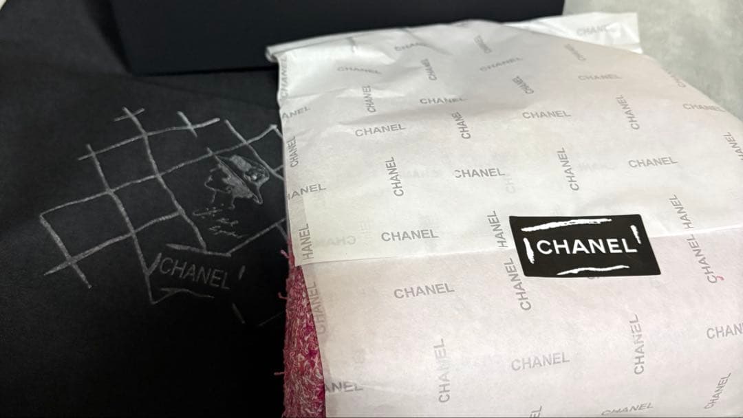 激レア】シャネル ツイード ハンドバッグ ピンク ノベルティ