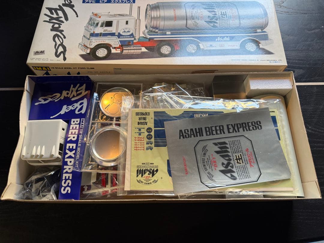 IMAI 1/28 アサヒビール エクスプレス トラック プラモデル 未組立