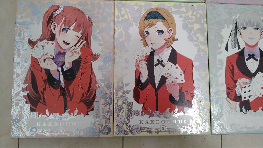 賭ケグルイ DVD 全巻セット 1期 【箱キズ・シミ汚れあり】