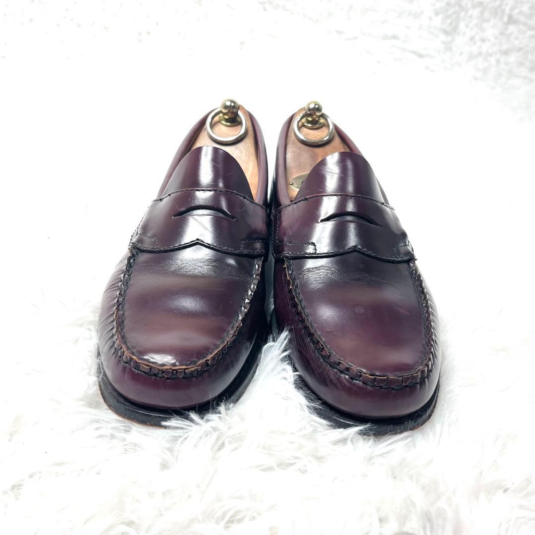 【美品】 G.H.BASS ローファー ローガン 26.0cm ジーエイチ