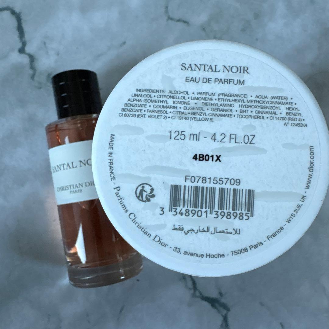 新品Dior Santal Noir サンタルノワール125ml