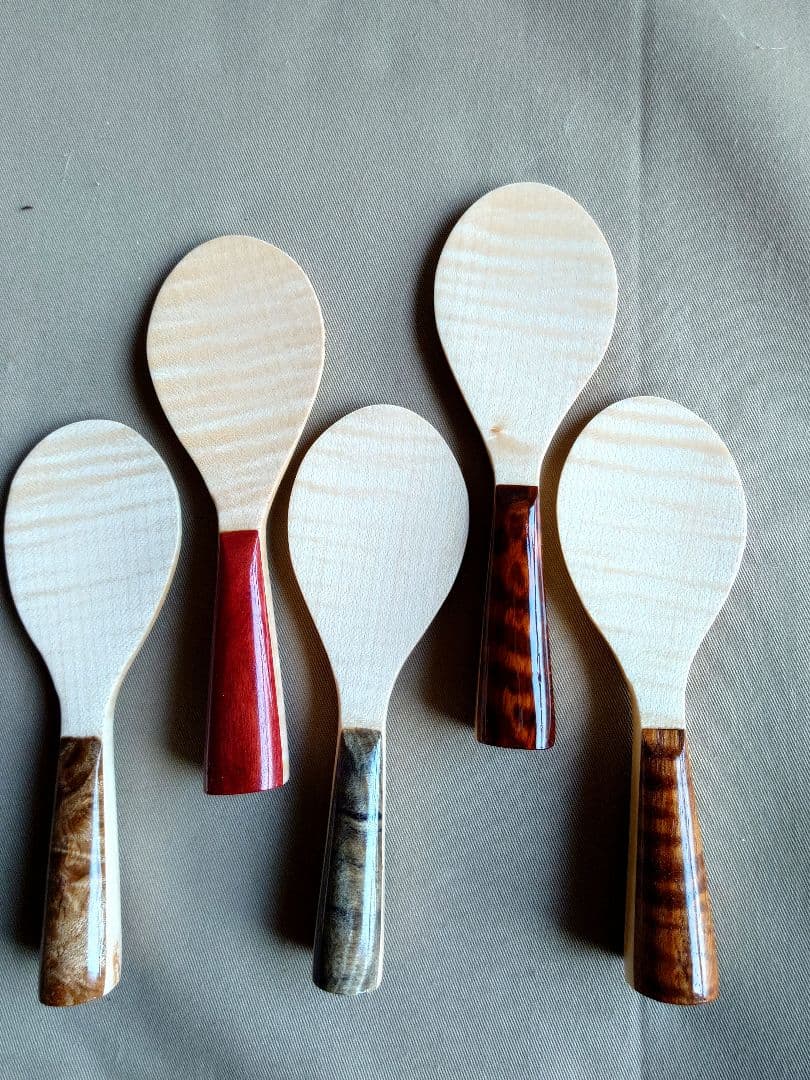 超高級手巻き寿司しゃもじ5本セット 世界の希少材 - メルカリ