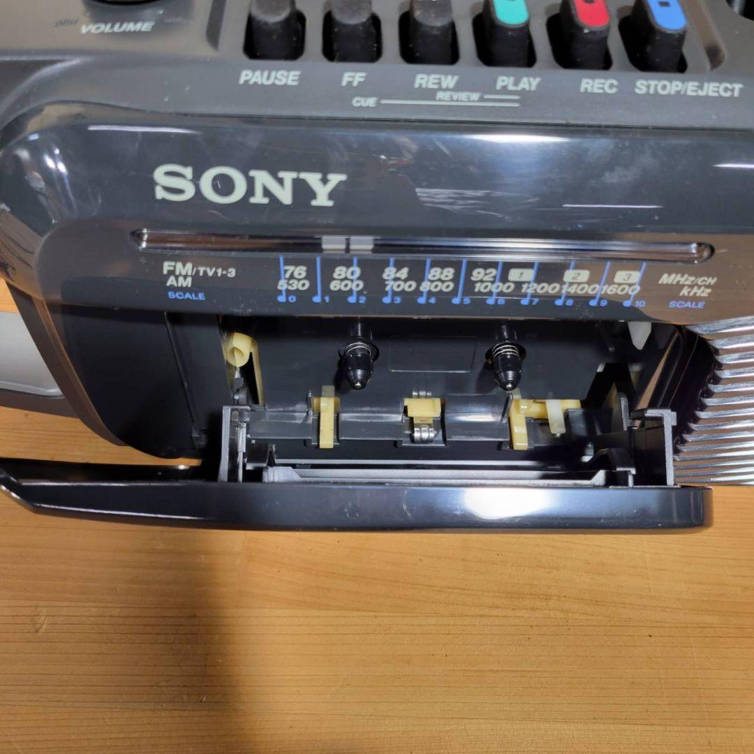 A919 ソニーSONY モノラルラジカセ サウンドクラブ CFM-101 - メルカリ