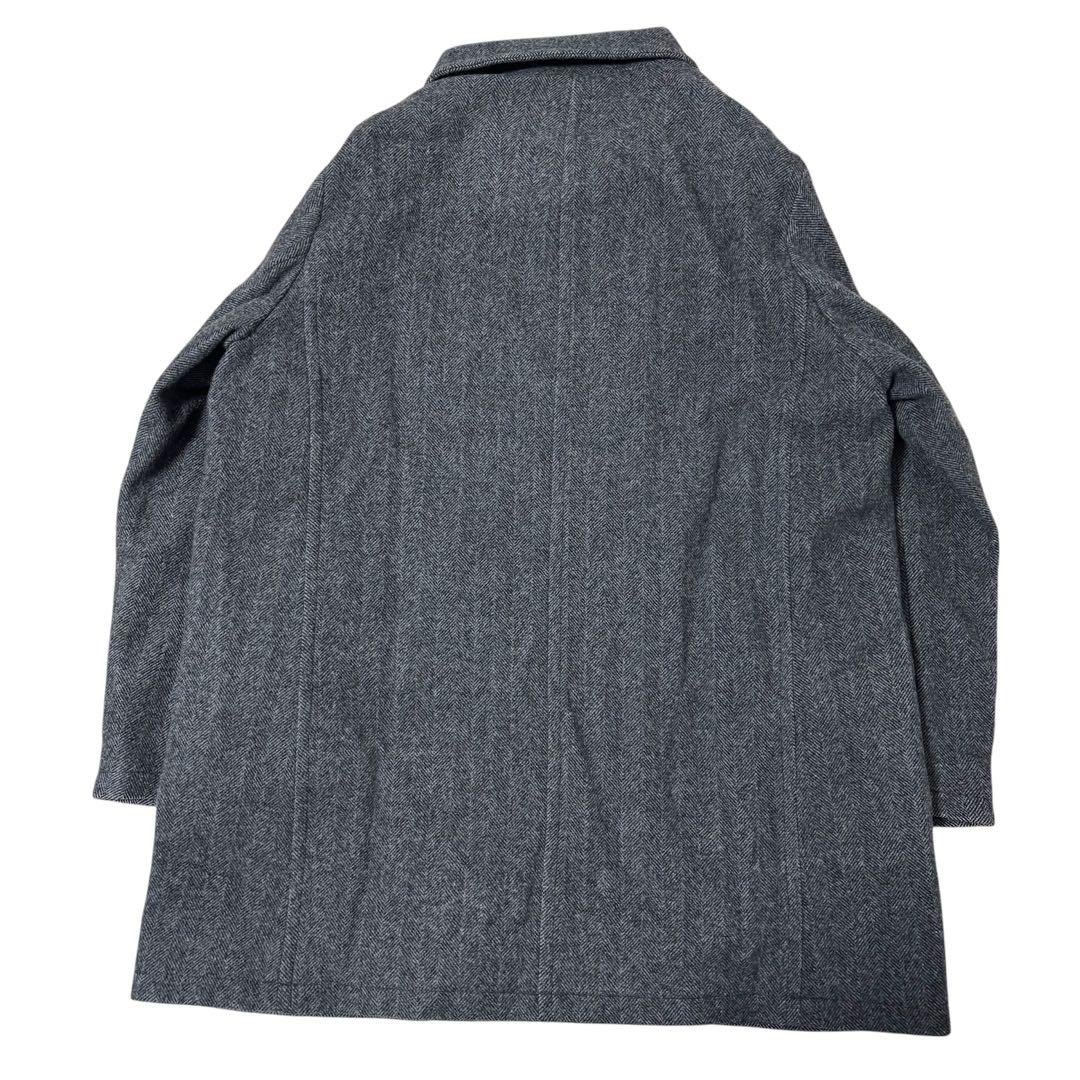 2023AW】relume☆尾州ウールスーパー100モッサスタンドコートグレー
