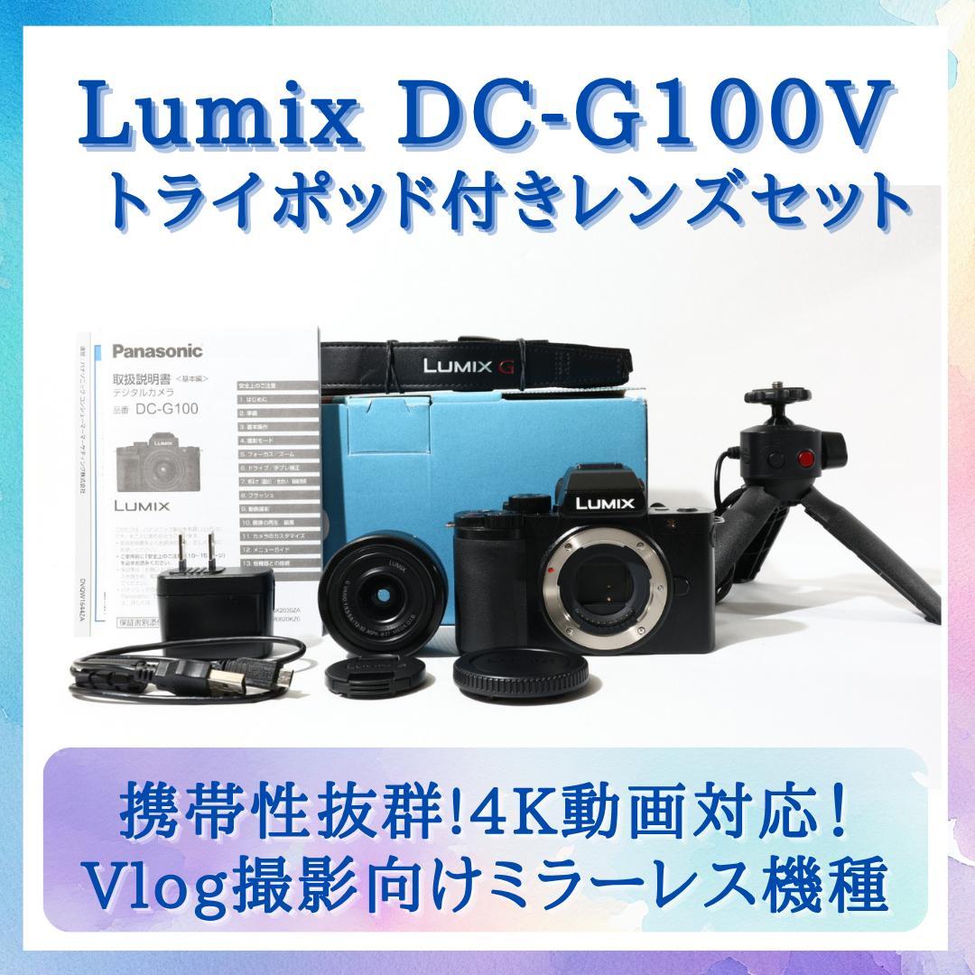 【4K動画撮影〇】★Lumix DC G100V★ミラーレス一眼 元箱付 概要 デジタル一眼カメラ/レンズキット DC-G100V | LUMIX（ルミックス