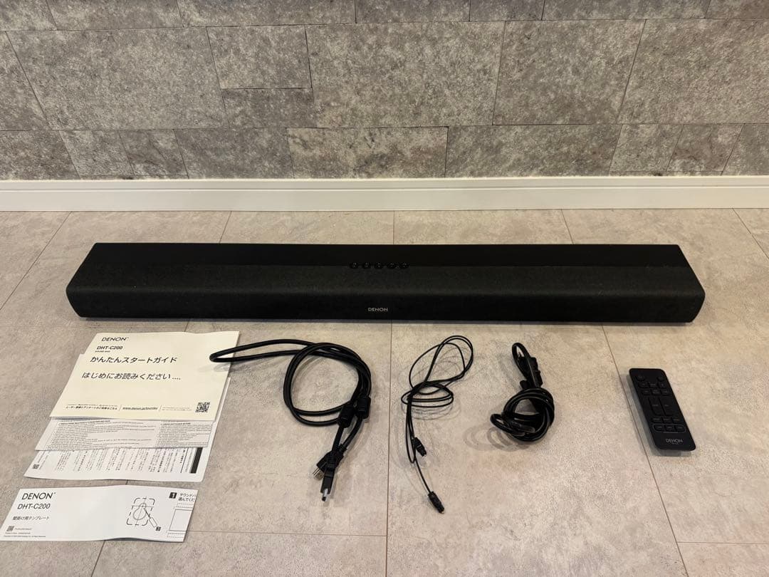 DENON DHT-C200 サウンドバー 2020年製 テレビスピーカー 楽天市場】DENON デノン サブウーハー内蔵 サウンドバー DHT-C200 サブ