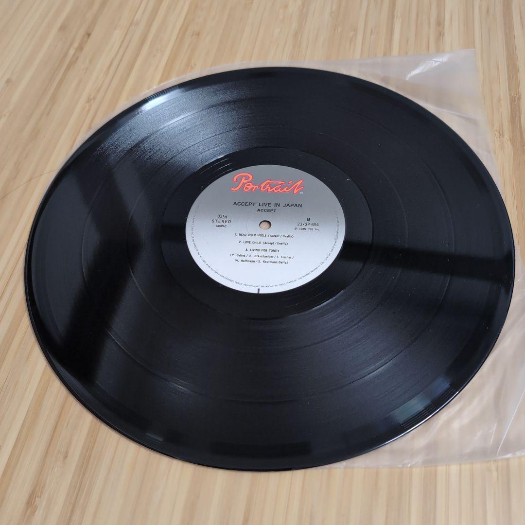 ACCEPT / ACCEPT LIVE IN JAPAN LP
