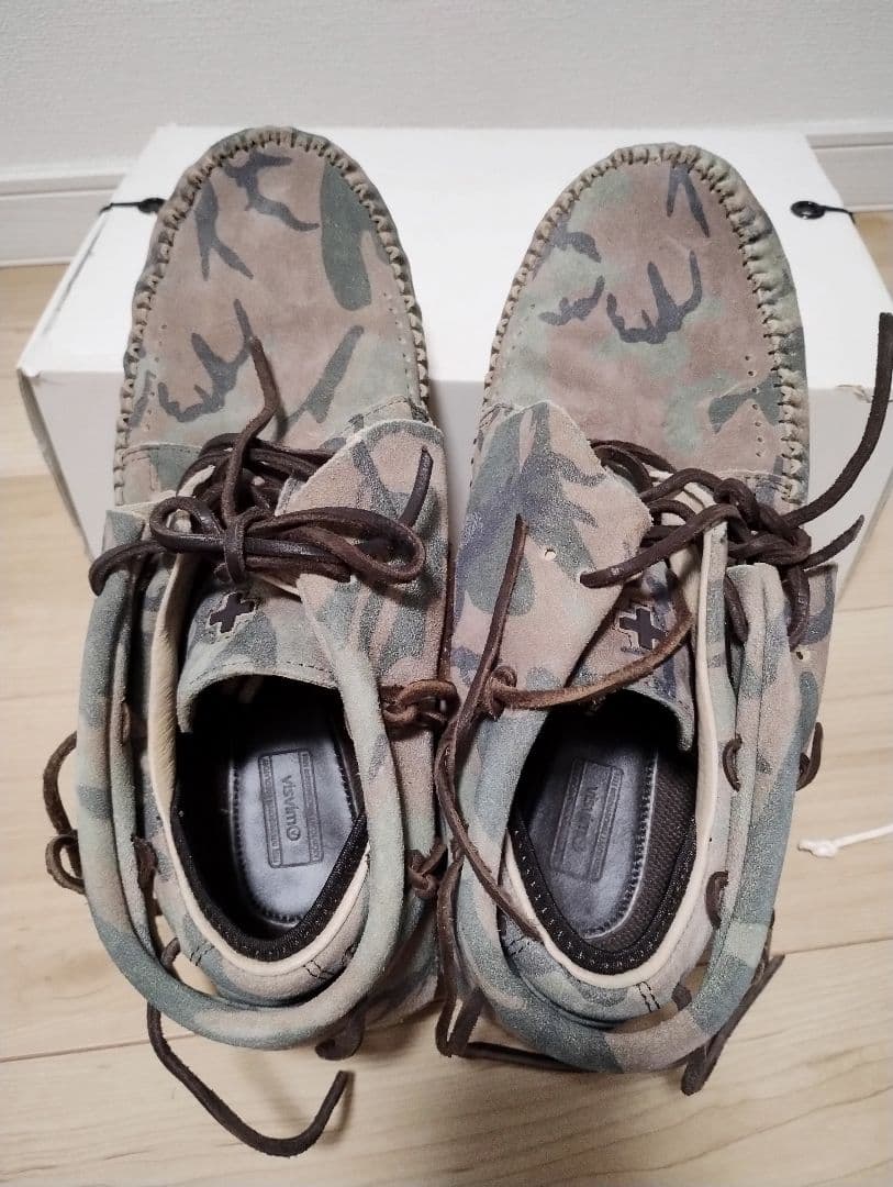 靴 USED VISVIM G FBT DPM BROWN US9.5 27.5cm