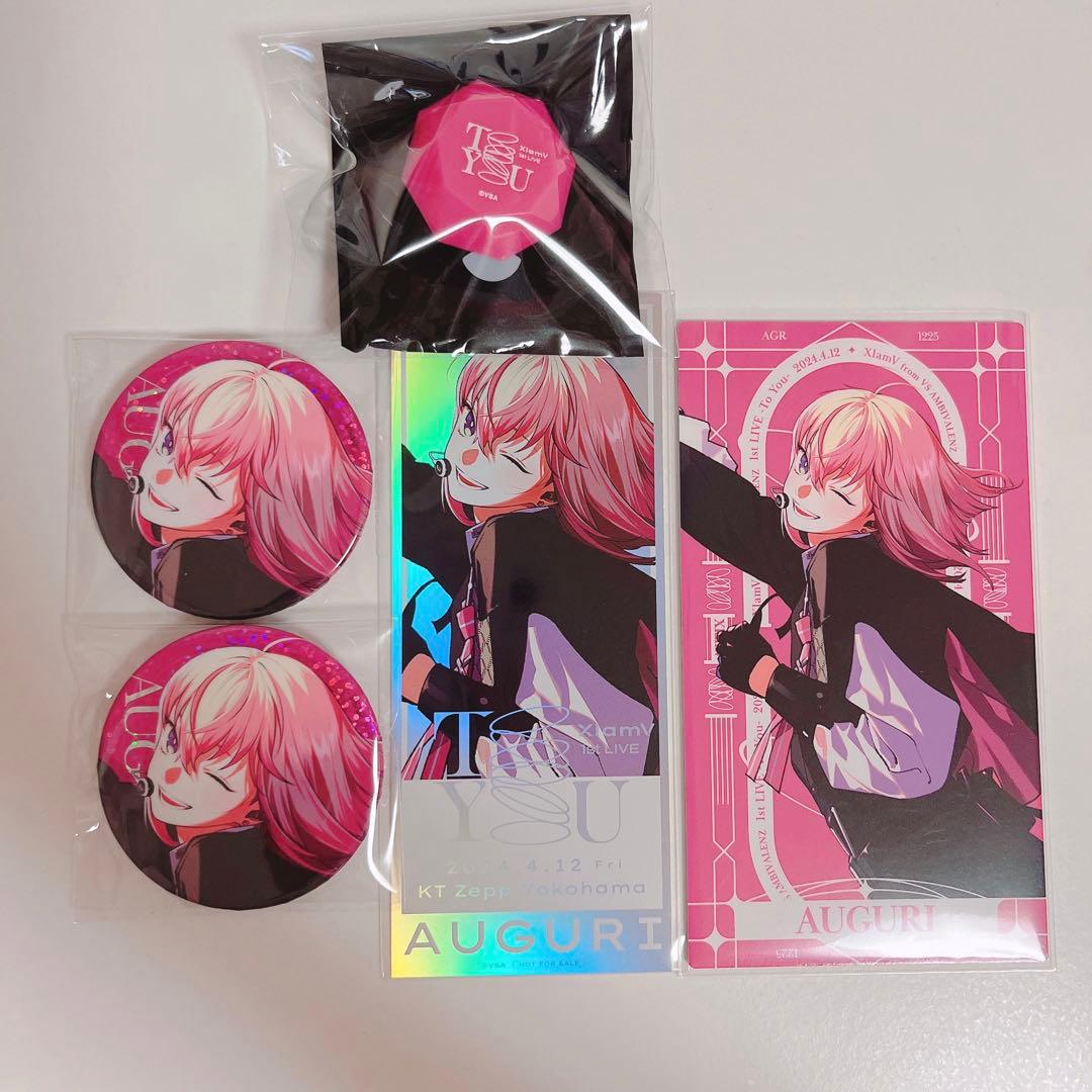 ビバレン XlamV アグリ 1st LIVE グッズ 缶バッジ リングライト - メルカリ