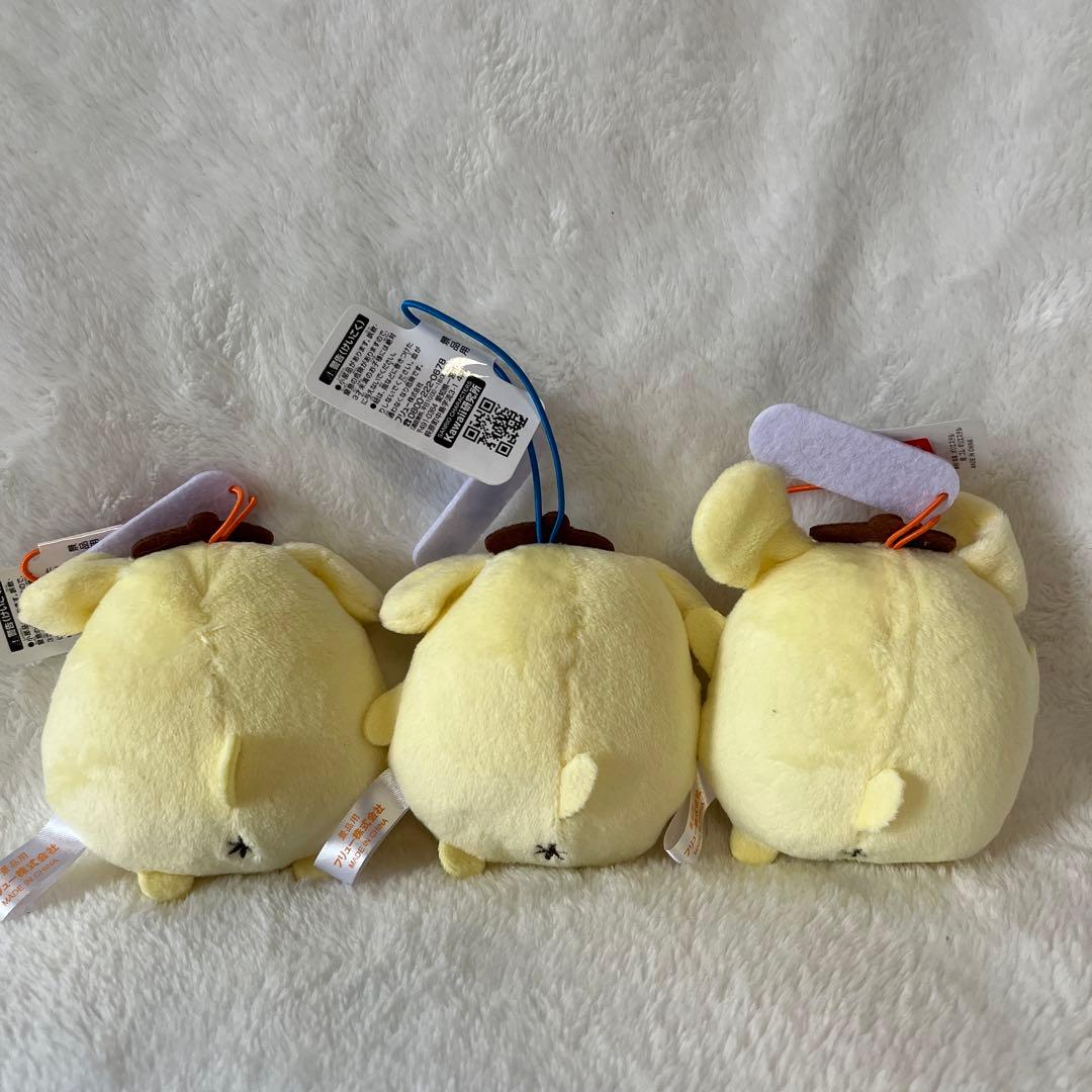 サンリオ ポムポムプリン 甘かわデザイン♪マスコット 3点セット