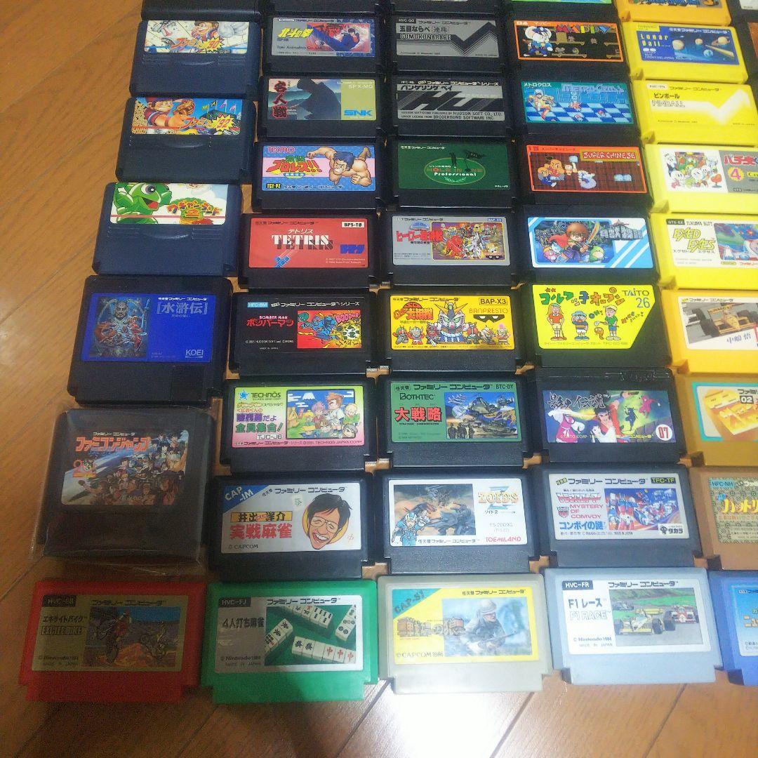 FC ファミコン ソフト カセット 多数 100本 まとめ売り ダブり無し