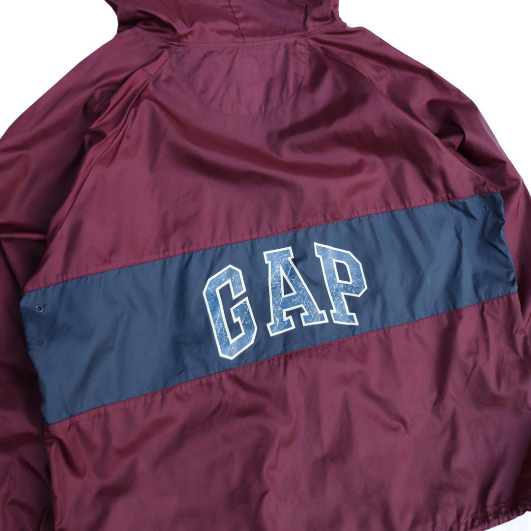 90s オールドギャップ ナイロンアノラックジャケット XL - メルカリ