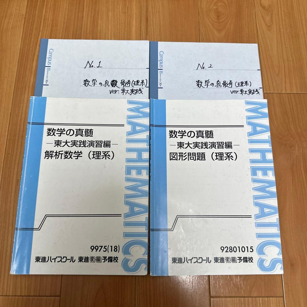 東進 数学の真髄 解析数学（理系）図形数学（理系）テキストおよび板書