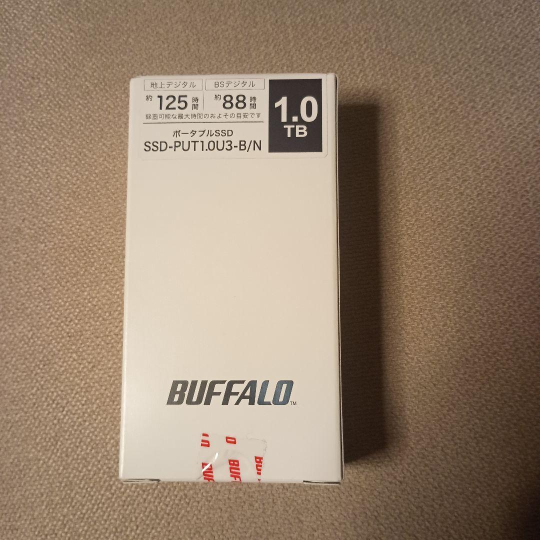 バッファロー ポータブル SSD 1.0TB SSD-PUT1.0U3-B/N