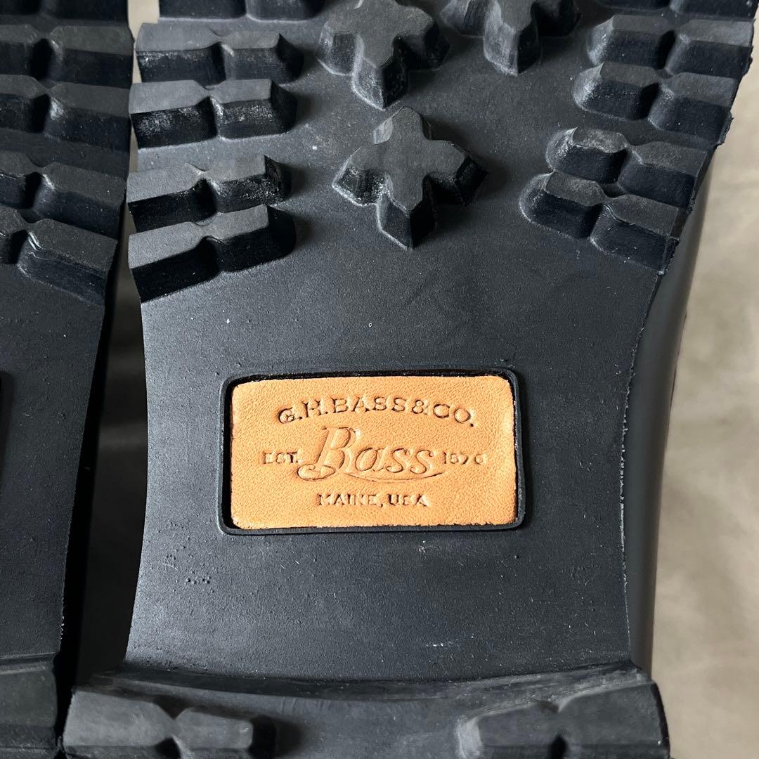 未使用級✨G.H.BASS ジーエイチバス　ビットローファー　レザー　ブラック