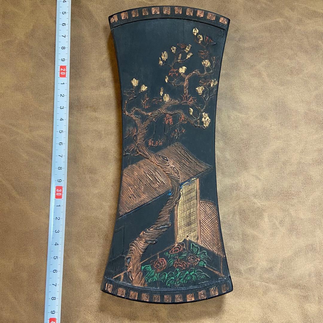 中国・金彩図・書画墨・韶景軒・嘉慶年製 古墨 552g - メルカリ