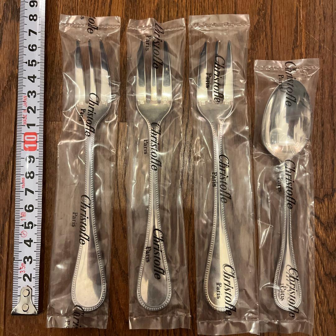 クリストフル 未開封 スプーン フォーク - メルカリ