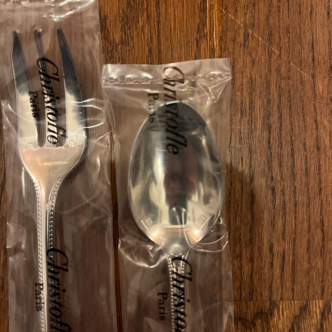 クリストフル 未開封 スプーン フォーク - メルカリ