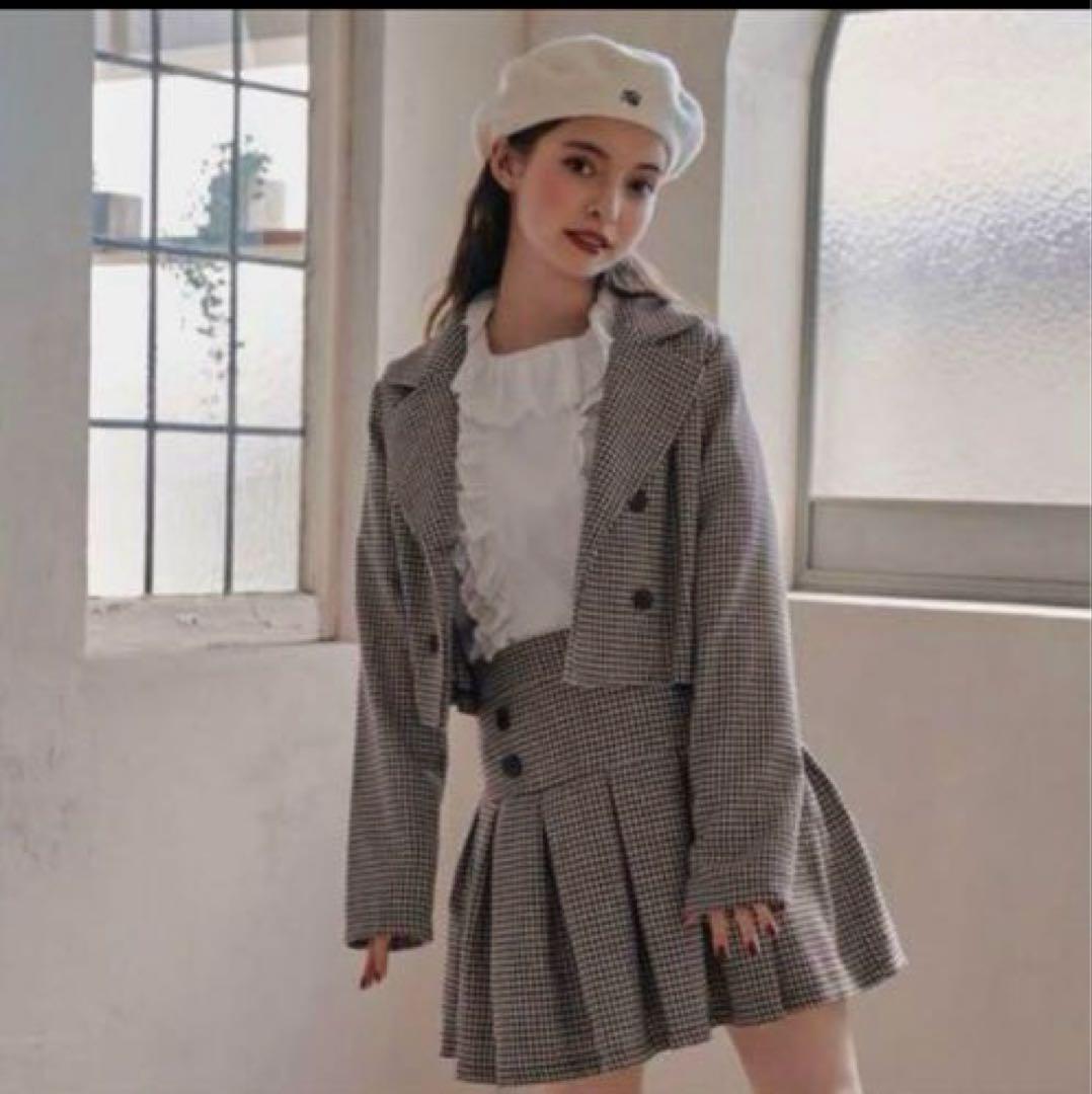 Treat Urself】 トリートユアセルフ 千鳥柄 セットアップ - メルカリ