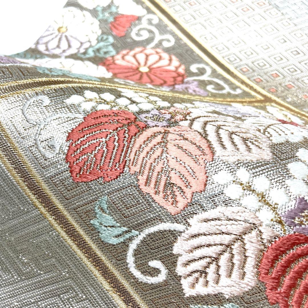 A1823 ○高級 正絹 唐織 六通 袋帯 - メルカリ