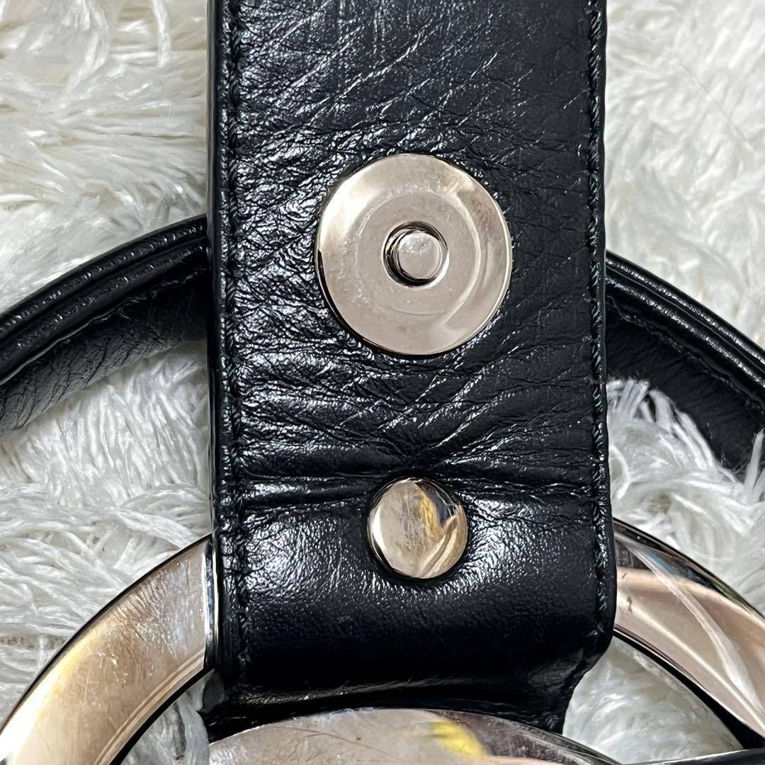 ✨美品✨ブルガリ ショルダーバッグ チャンドラ 黒 トートバッグ