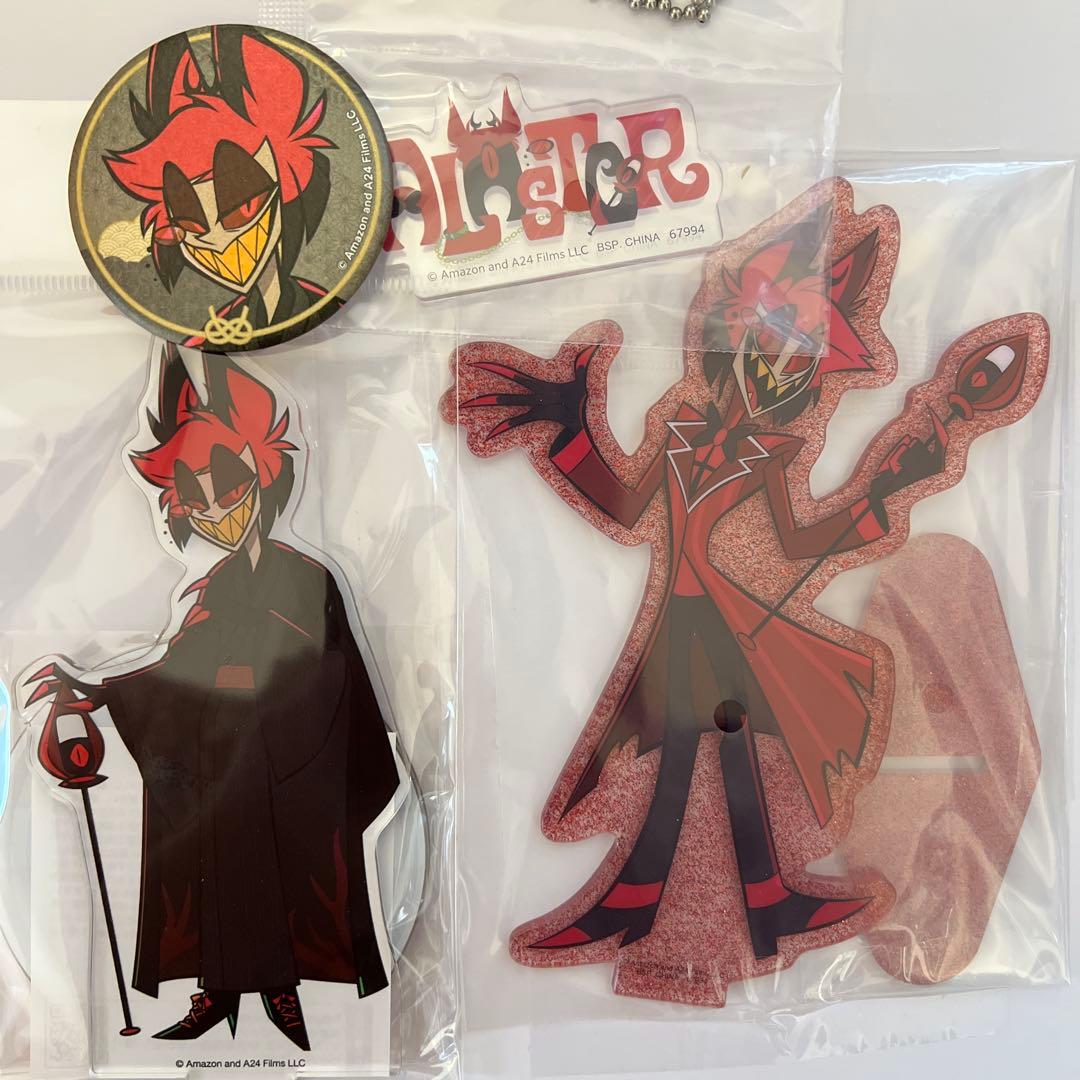 ハズビンホテル アラスター アクリルスタンド キーホルダー 缶バッジ 4