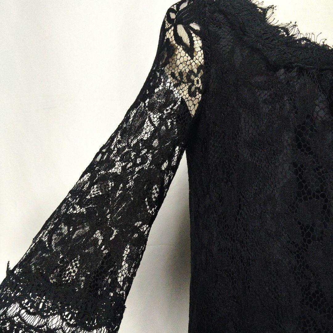 DOLLY GIRL BY ANNA SUI レースワンピース 黒 アナスイ - メルカリ