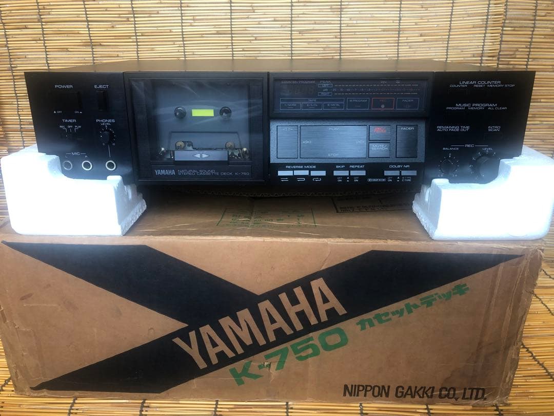 完動作品 美品 YAMAHA カセットデッキ K-750 YAMAHA K-750/K-750Sの仕様 ヤマハ