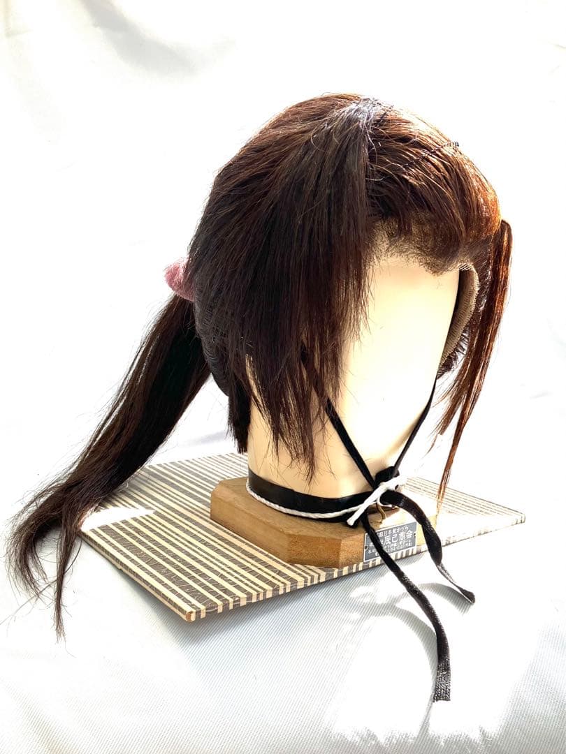 辰巳6号サイズ、一つ縛り、中古舞踊かつら、大衆演劇かつら、日本髪