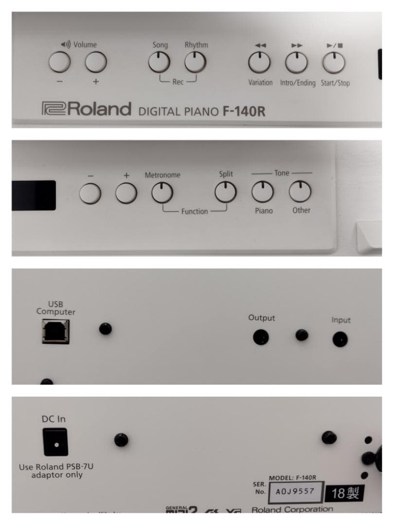 K☆173 ローランド 電子ピアノ/デジタルピアノ F-140R - メルカリ