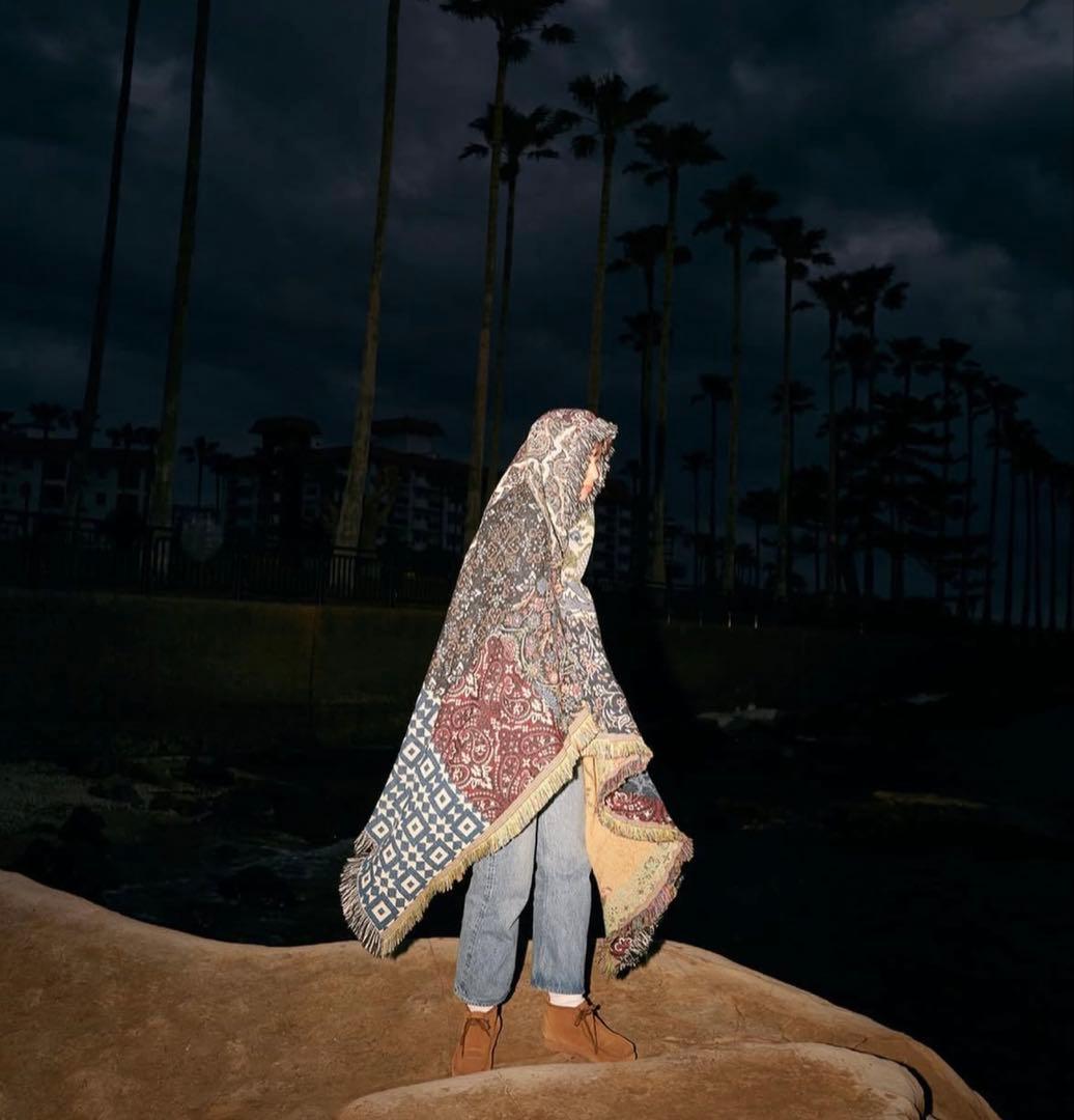 kaito fukui ラグ ブランケット NY リバーシブル - メルカリ