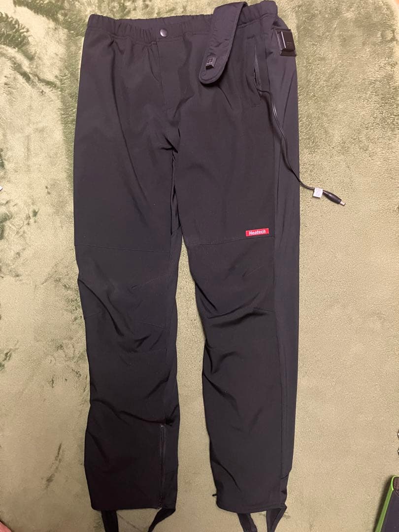 ヒーテック　電熱ジャケット　電熱パンツ　7.0A 上下セット　ヒートマスター