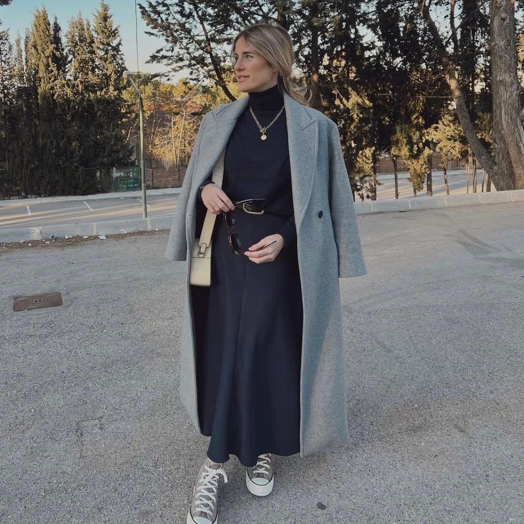 新品 ZARA ダブルブレストウールブレンドコート XSサイズ - メルカリ