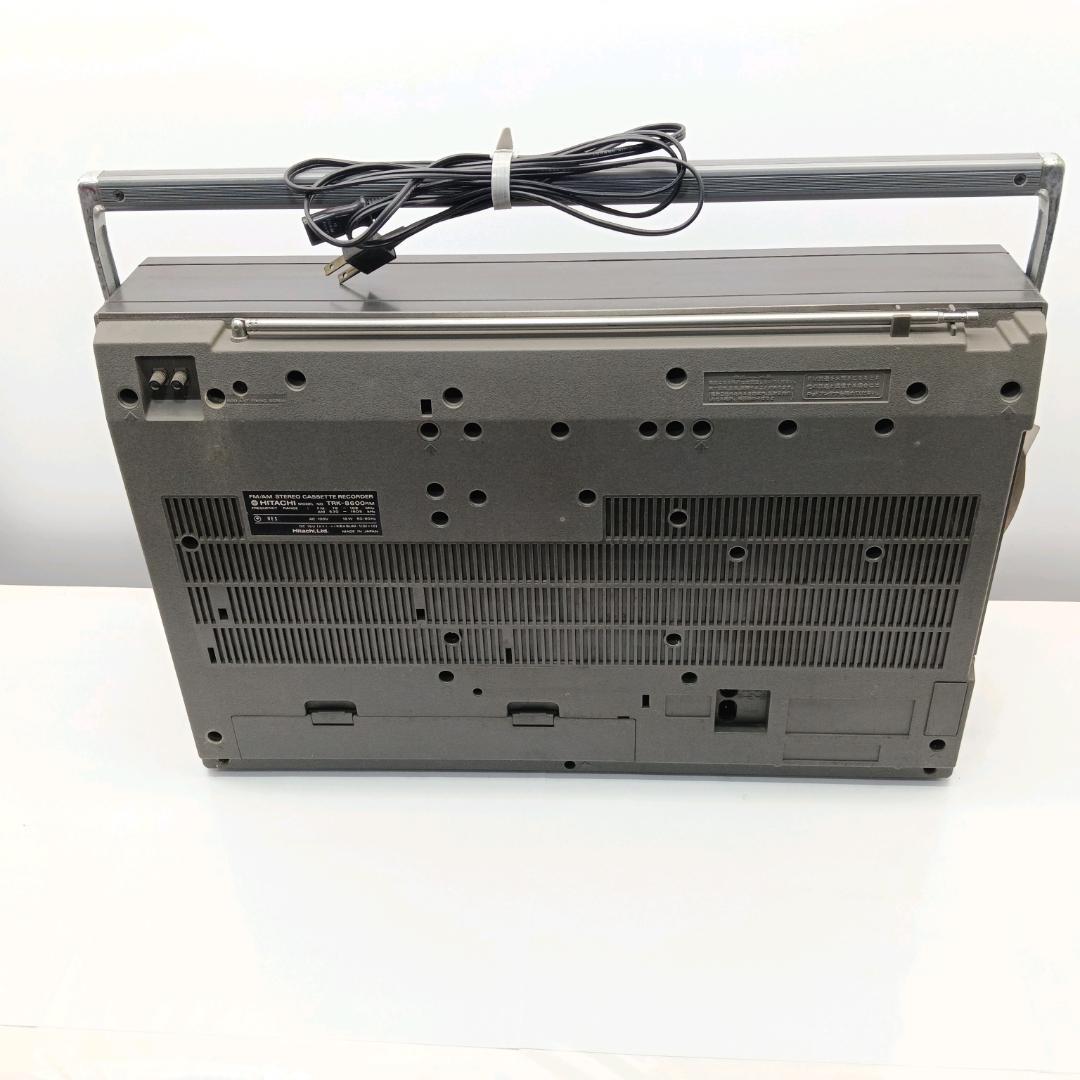 希少】HITACHI レトロ ラジカセ TRK-8600 ジャンク25-058