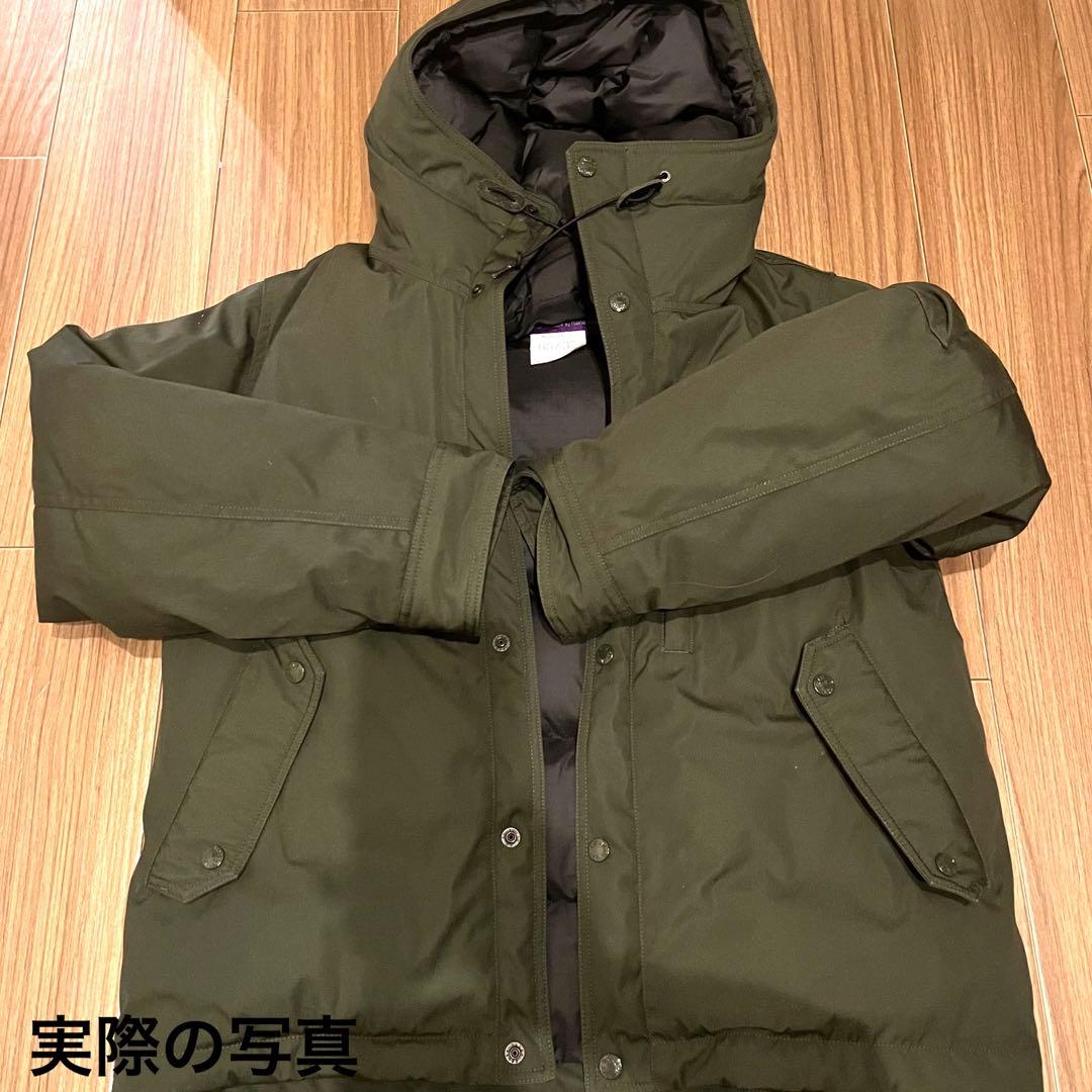 即】THE NORTH FACEノースフェイスパープルレーベル ダウン S