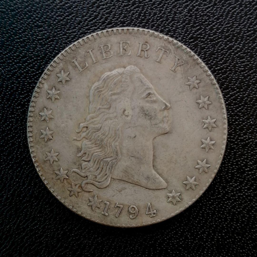 米国　1794年ブローイングヘア フローイング・ヘア・ダラー - Wikipedia
