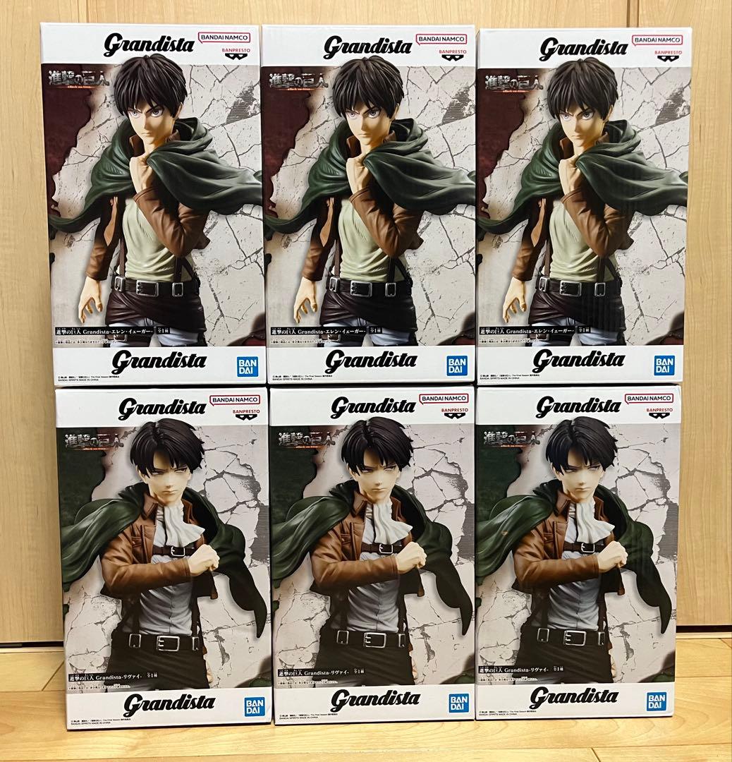 進撃の巨人 Grandista 6点 まとめ売り - メルカリ