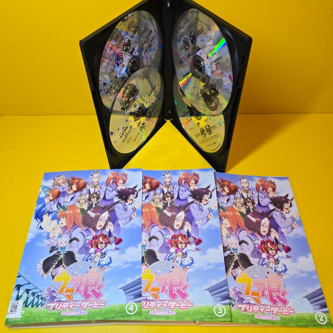 新品ケース交換済み ウマ娘プリティーダービー DVD 1期＋2期 全10巻