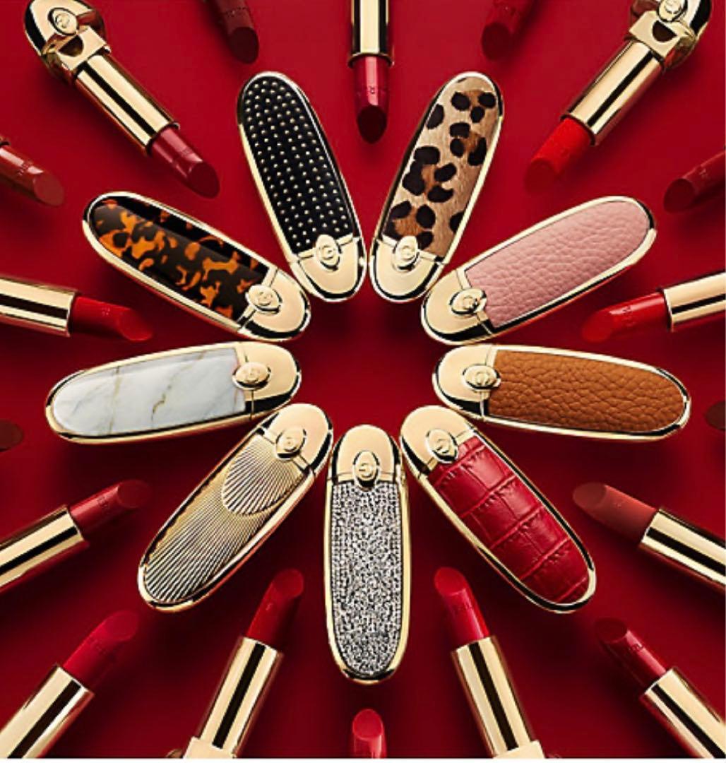 新品未使用ゲランルージュジェ リップ521 ケース黒専用袋フィルム付き