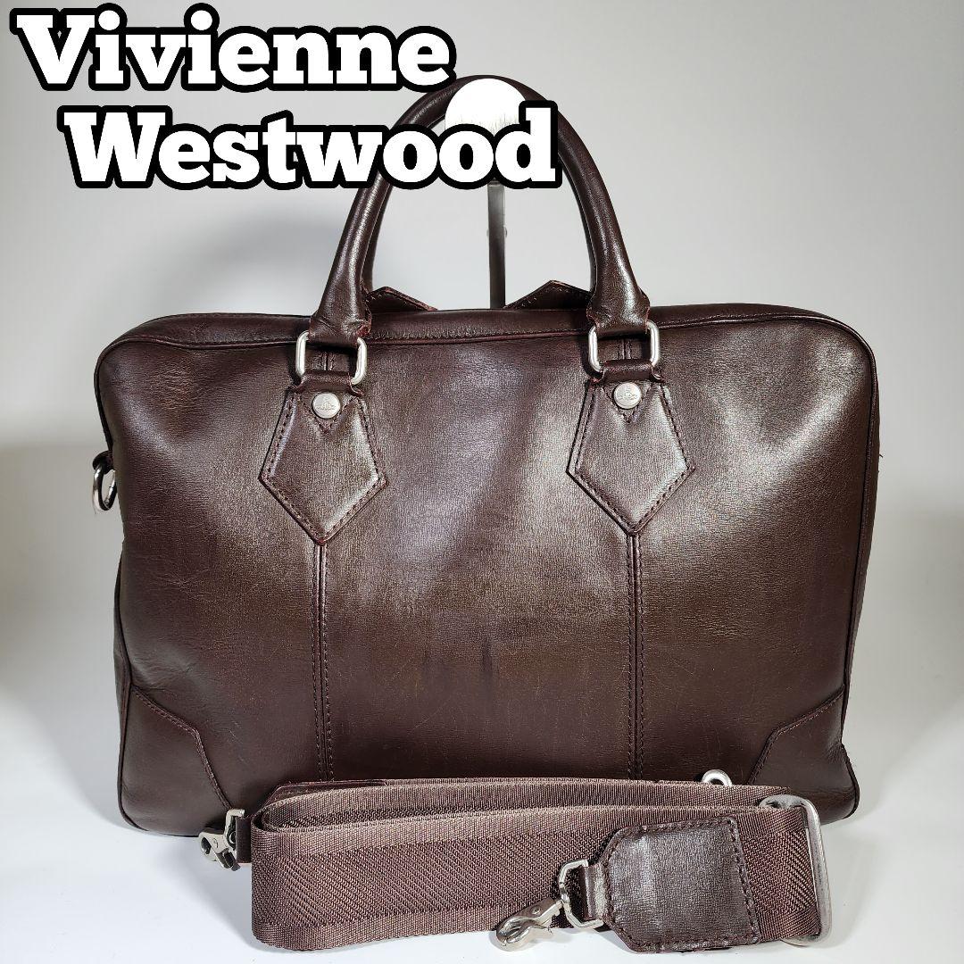 ヴィヴィアンウエストウッド ビジネスバッグ 2way A4可 茶 楽天市場】ヴィヴィアンウエストウッド（ビジネスバッグ・ブリーフ