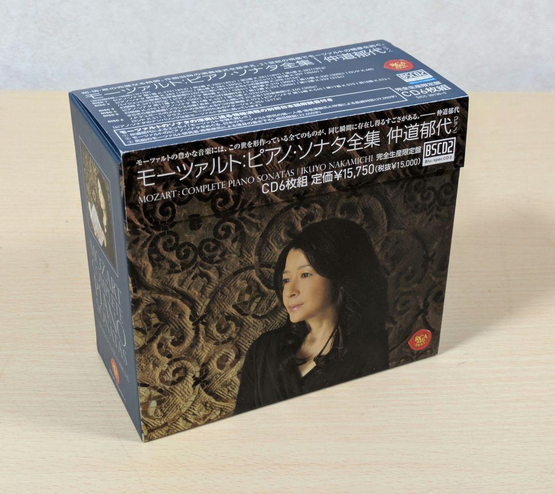 6CD BOX 帯あり　仲道郁代／モーツァルト：ピアノ・ソナタ全集 ピアノ・ソナタ全集 仲道郁代（6BC） : モーツァルト（1756-1791