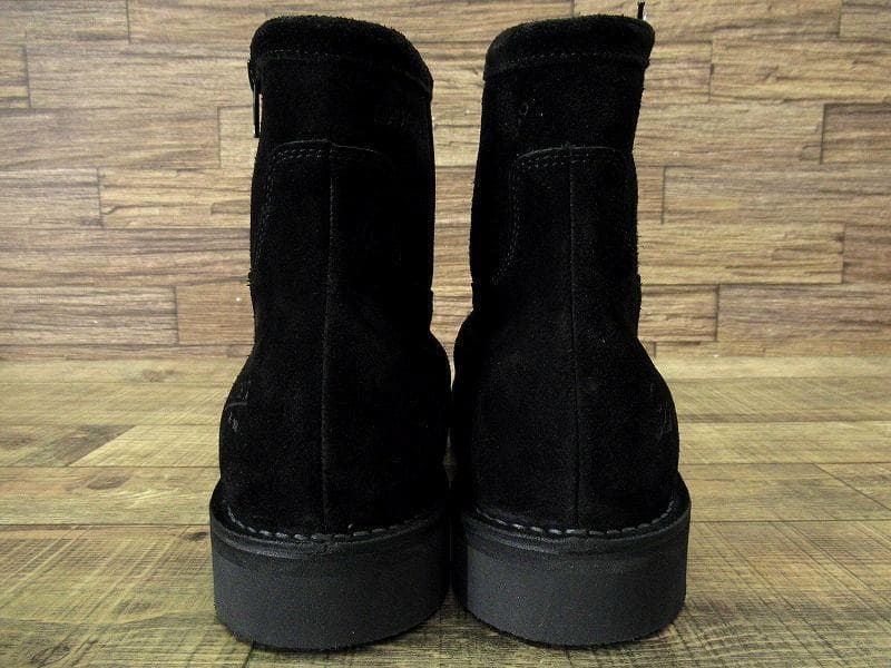 廃盤 新品 ダナー スエードレザー サイドジップ ワーク ブーツ 黒 27.0①