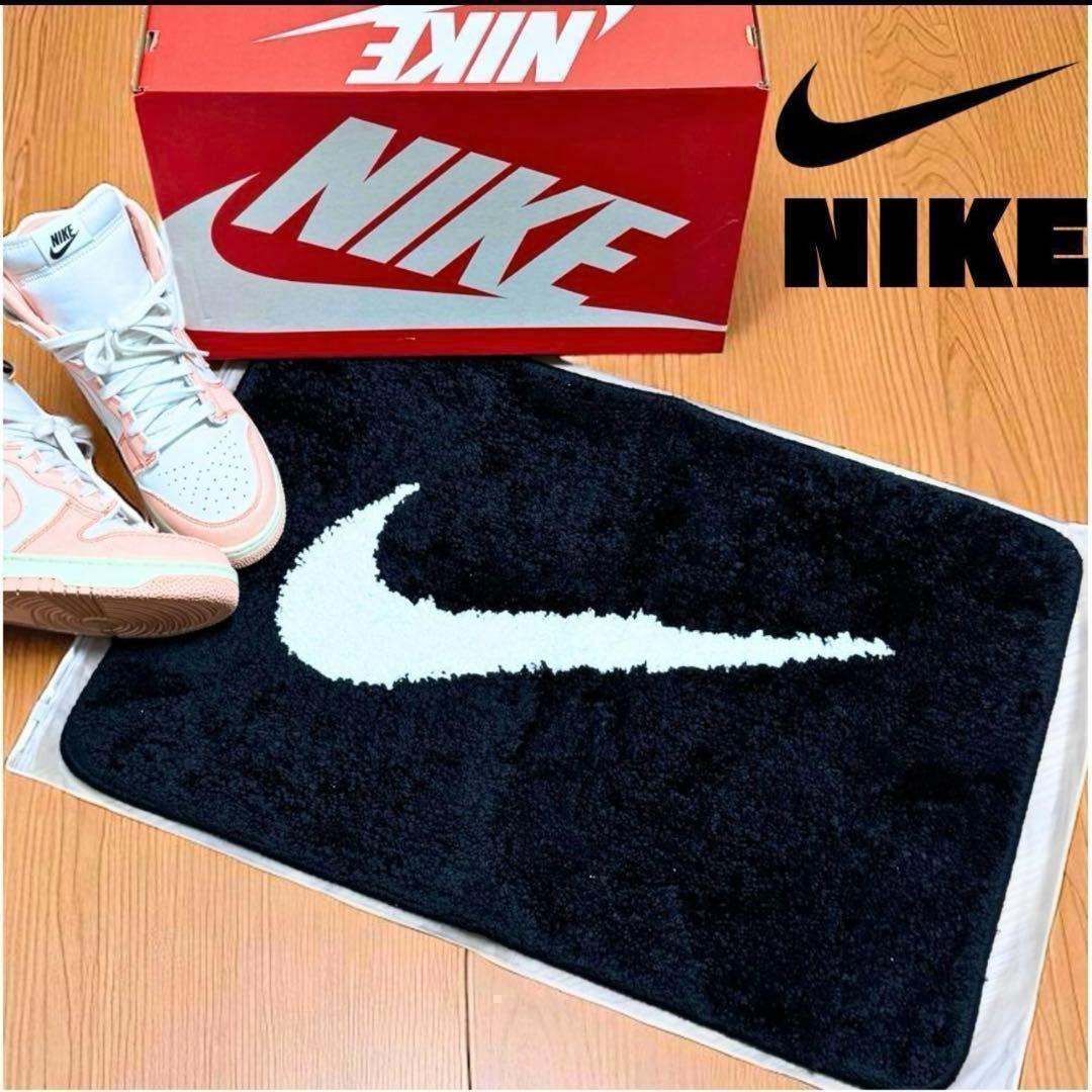 NIKE ナイキ ラグマット 玄関マット レア インテリア ラグ - メルカリ