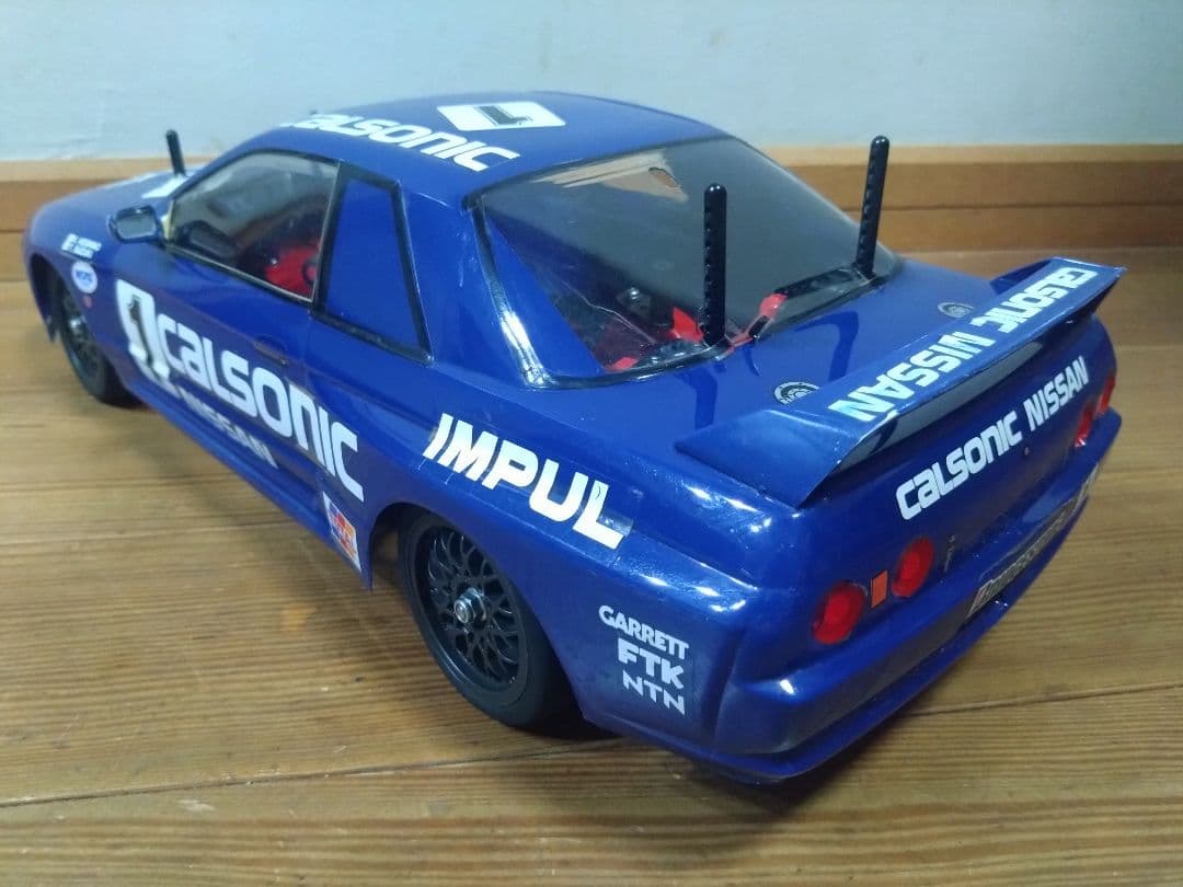 タミヤ カルソニック スカイライン GT-R ボディ TA02 シャーシ セット