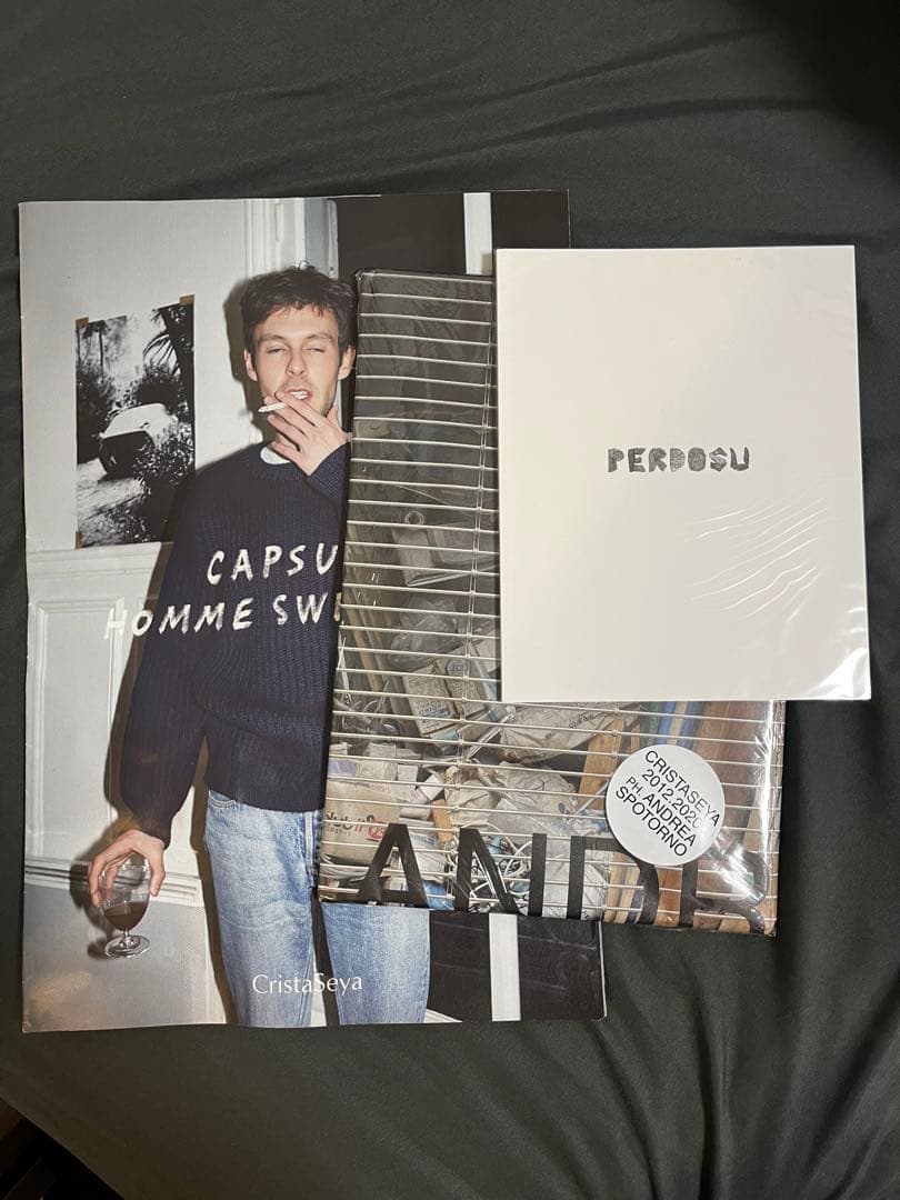 cristaseya ルックブック　まとめ売り CRIME LONDON〝DISTRESSED 2.0〟ホワイト×オレンジレザースニーカー